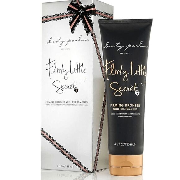 Booty Parlor Flirty Little Secret Firming Bronzer Lotion W/ Pheromones 4.5oz NEW - Picture 1 of 14